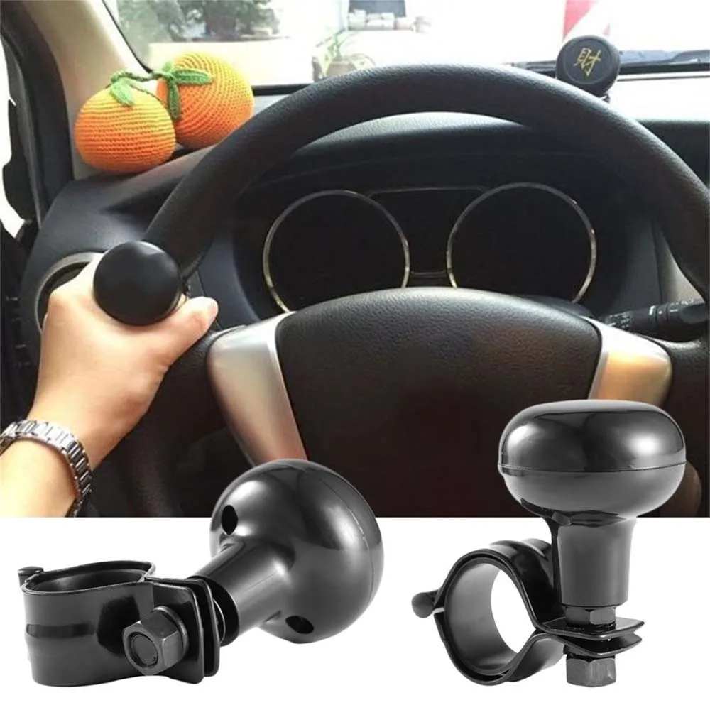 360° Steering Wheel Knob Ball Car Steeringbooster iron Power Steering Handle Ball Booster Strengthener Auto Spinner Knob