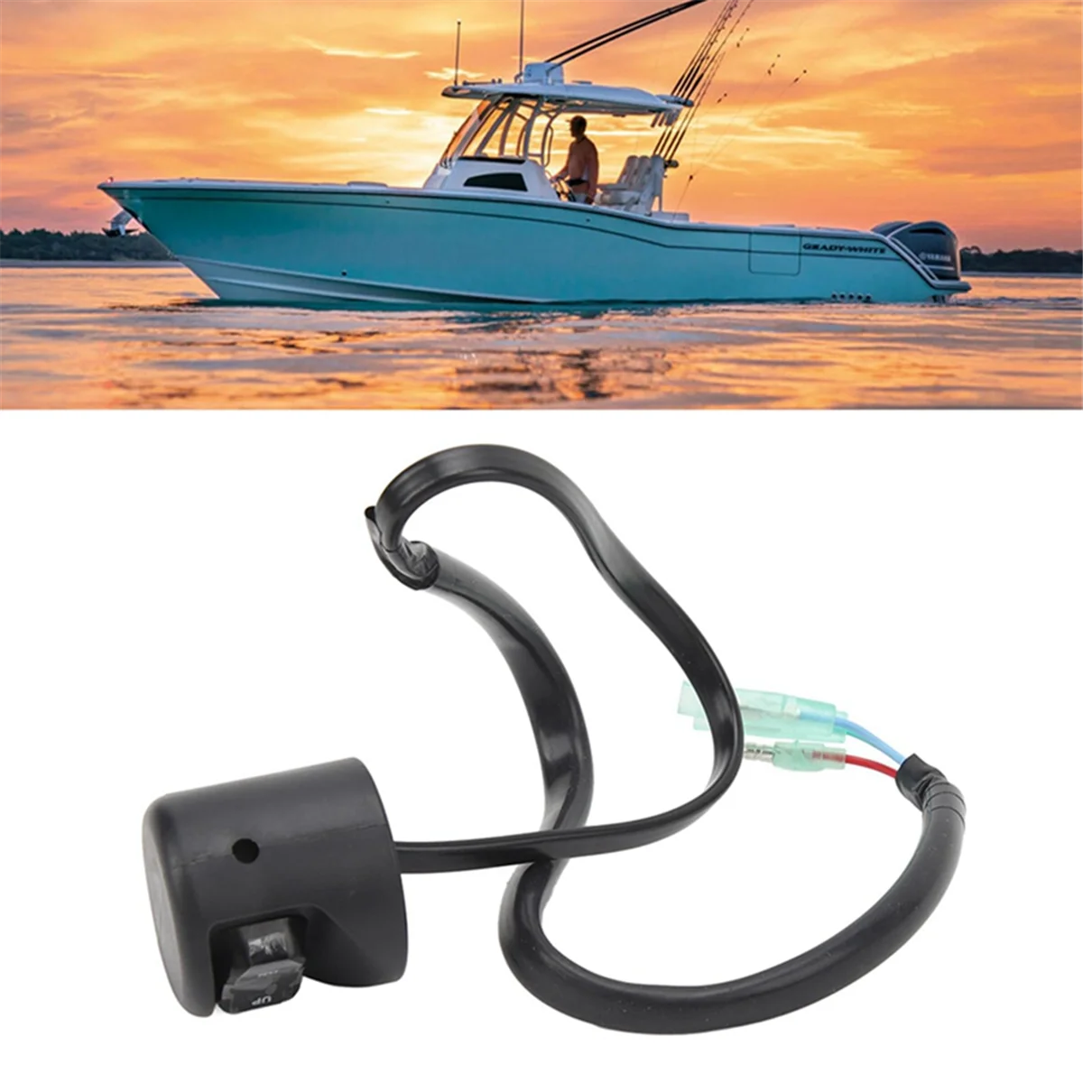 QUAI-IT6X4-82563-01-00 Переключатель наклона трима в сборе для подвесного двигателя Yamaha 4T 70HP 115HP