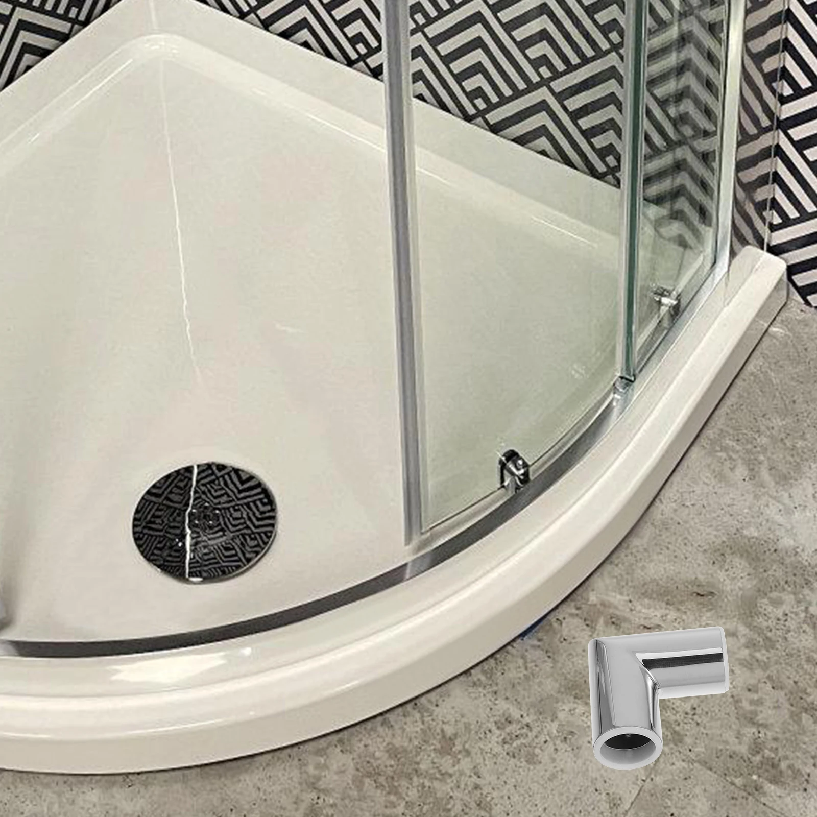 

Stainless Steel 90 Degree Elbow Pipe Clamp Marine Rail Connector Glass Door Support Structural Pipe Corner Joint Fitting