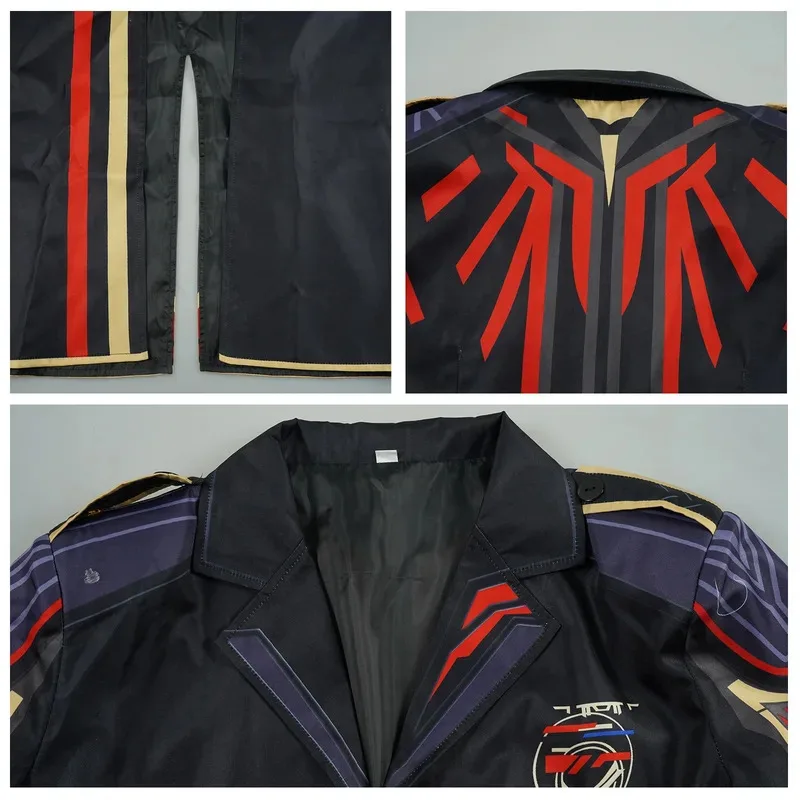 الحب والفضاء العميق لعبة Caleb تأثيري موحدة سترة معطف قبعة شعر مستعار كوس اتفاقية هالوين كوميك كون زي الملحقات مم. ن/6