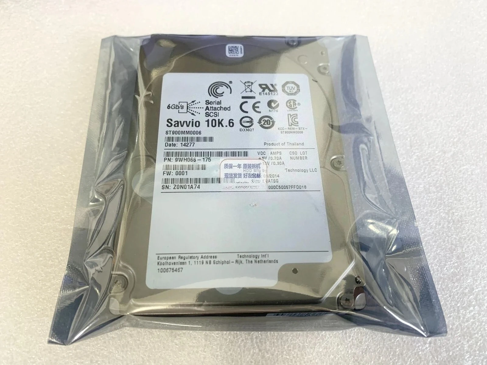 

ST900MM0006 900G SAS 10K 9WH066-175 Hard Drive Used