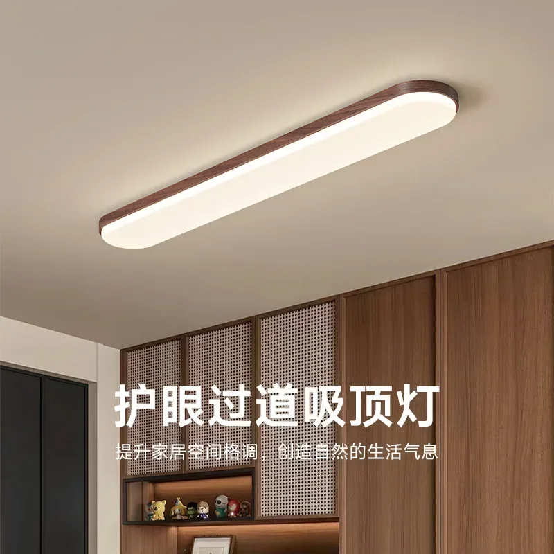 Medieval style corridor aisle cloakroom ceiling light wabi sandy wind walnut pattern home balcony light retro bedroom light