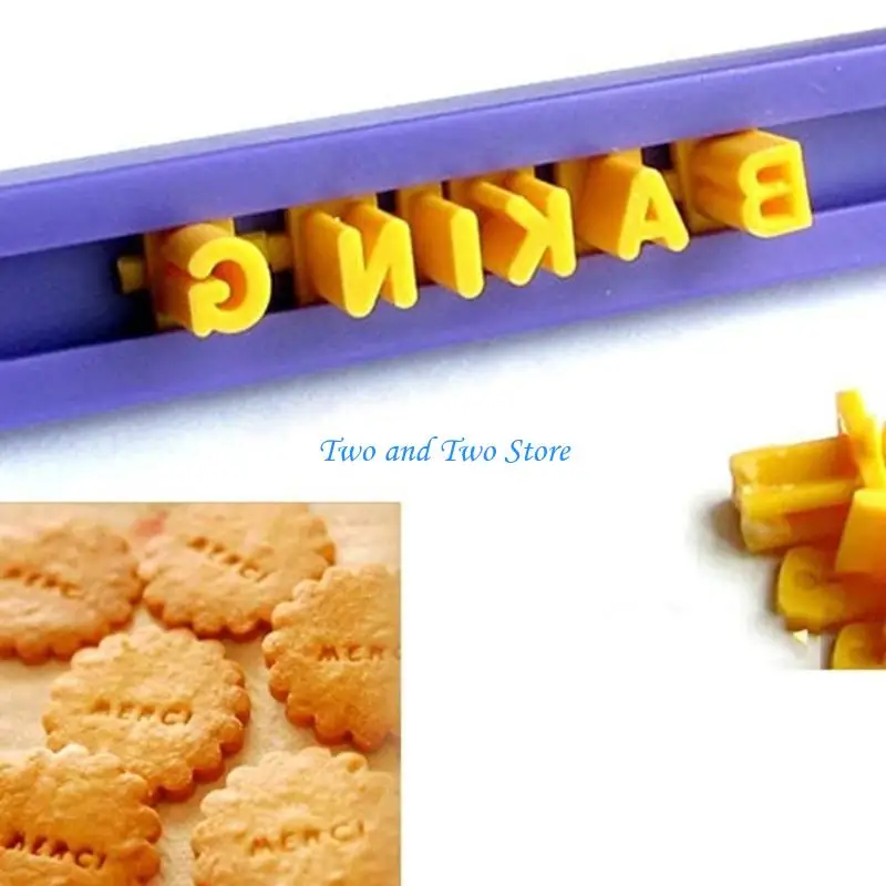 HX6F Baking Tool Set Number Cookie Stamp Kitchen Craft for Cookie Cake