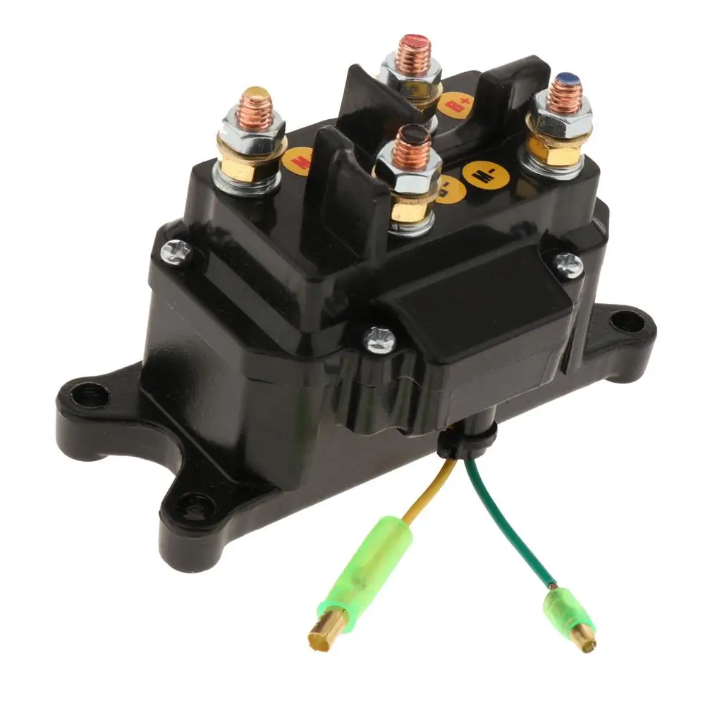 250 Amps DC Winch Motorcycle Reversing Solenoid Relay Switch, 12V