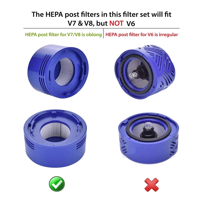 Ersatz filter für Dyson v7 v8 Staubsauger teile und Zubehör ersetzt