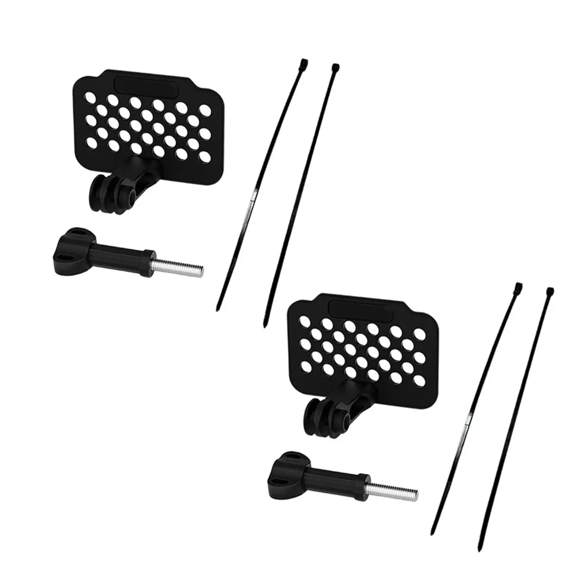 B21B Action Camera Tow Hook Mount Professional-Grade Ground-Level Flight Perspective Stable Front Bumper Racing POV Bracket