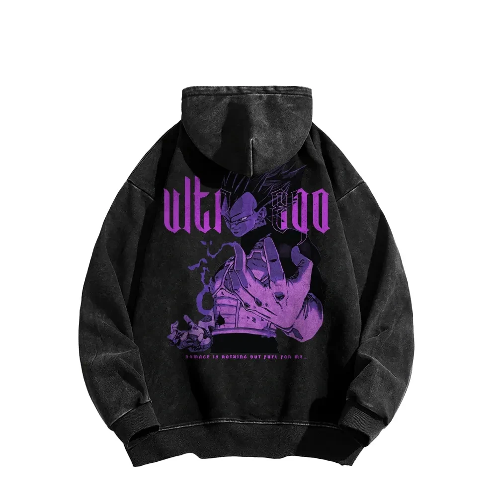 Dragon Ball Roupas Pai-Filho Outono e Inverno Japonês Hotblooded Animação Clássico Personagem Moletom Com Capuz Masculino e Feminino
