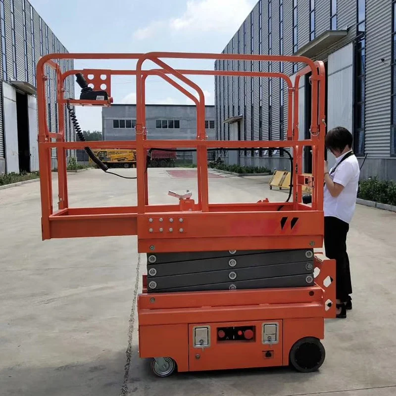 5m 6m Small JLG Genie Sky Access Tool Electric Platform Table Lift Mini Self Propelled Scissor Lift 3m For Sale