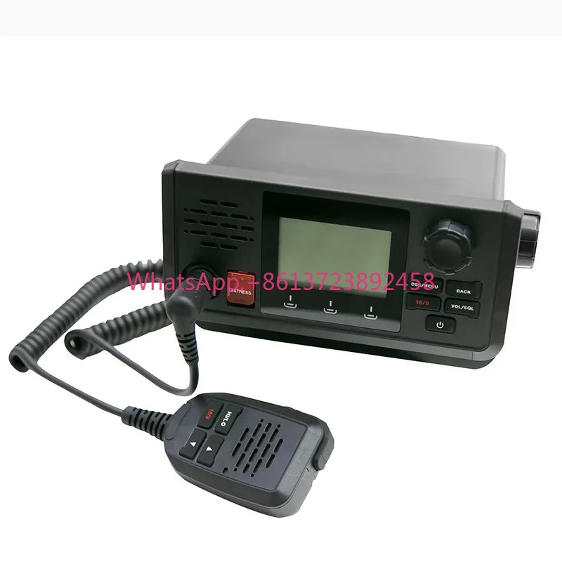 High Performance 25 Watt GPS-equipped Waterproof IP67 Marine Fixed Mount VHF Radio for Boating