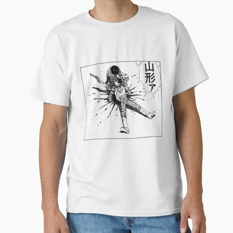 

Tetsuo Neo Tokyo Explosion Akira 1022 Cyberpunk Anime T shirt Large size Tops Manga Graphic Print Y2k Clothes Cartoon Tee