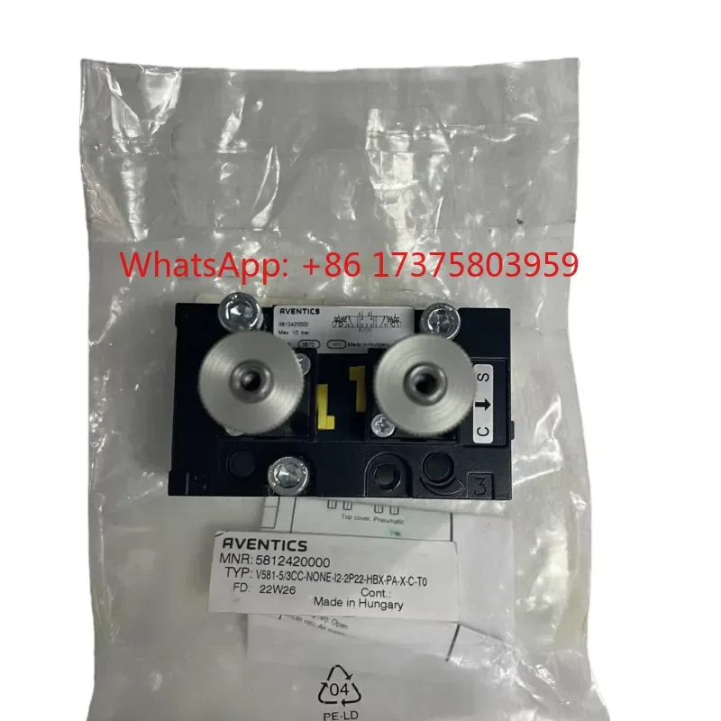 AVENTICS directional valve 5630182100, 5630180100, R414008937, 5812420000