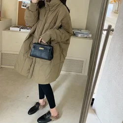 Cotton Coat Women's Winter Medium-length Loose-fit Design Sensibility Down Cotton-padded Jacket Korean Thickened Warm Padded