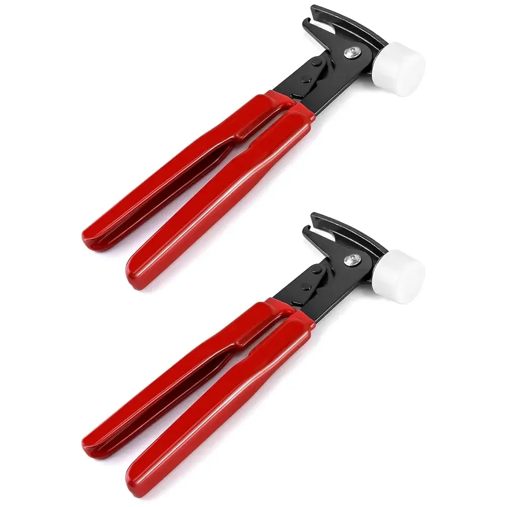 

Free ShippingHeavy-Duty Wheel Weight Hammer Pliers, 2 Pack Tool for Installing and Removing Clip-On Wheel Weights, Red
