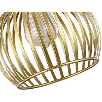 現代吊燈迷你吊燈工業風金色金屬籠罩吊燈,適用於廚房中島、吧台、客廳 10 best sales 工業光澤 - №9