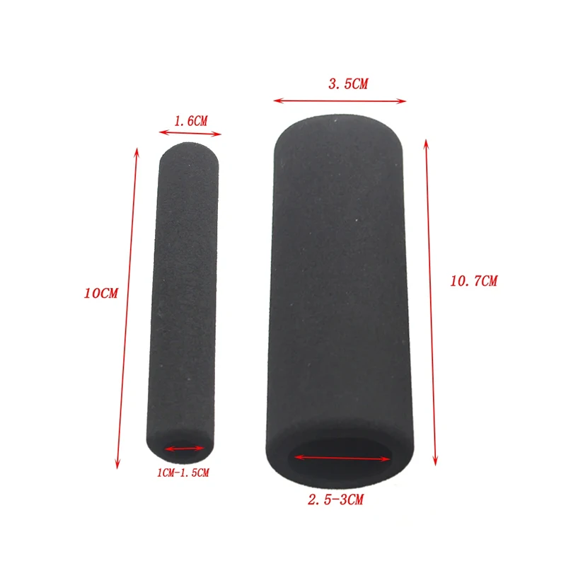 Motorcycle Handlebar Cover Slip-on Anti Vibration Comfort Handlebar Grip Sleeve Foam Anti-slip Moto Handle Levers Grips