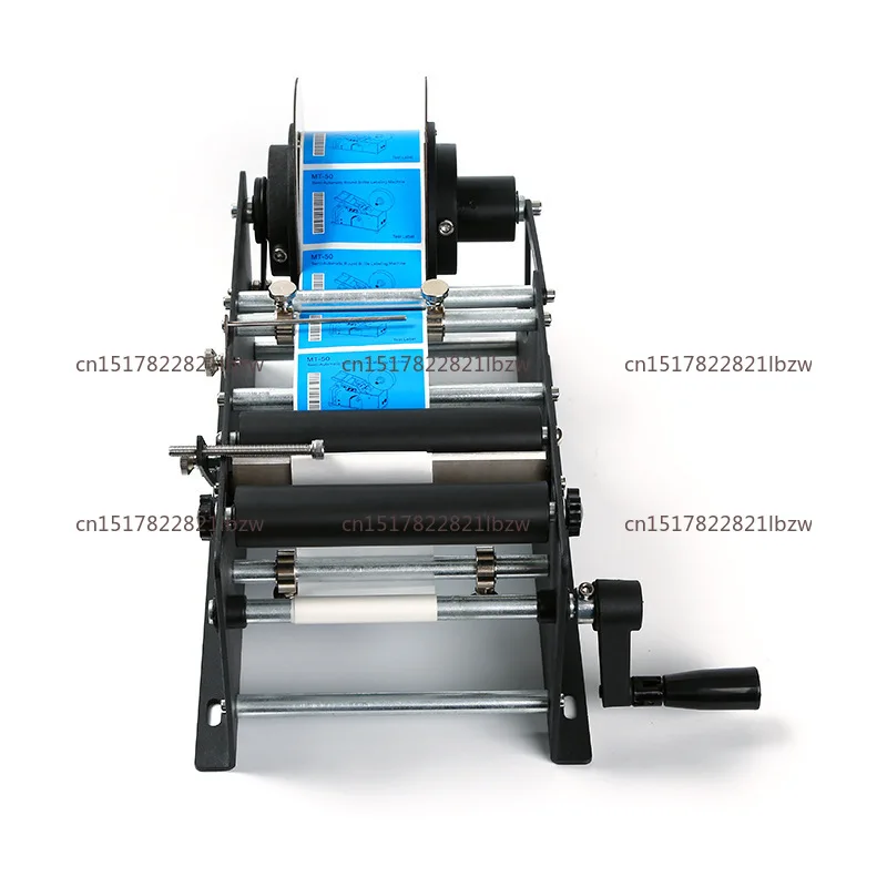 Mini Manual Labeling Machine Adhesive Sticker Handle Small Jar Plastic Round Bottle Paper Labeler Semi-auto Labelling Machine