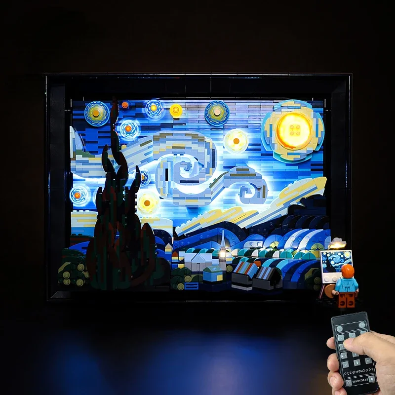 

No Bricks LED Light Kit for Vincent Van Gogh The Starry Night 21333