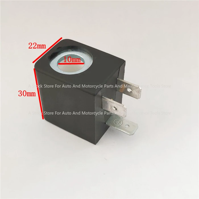 Solenoid Valve Coil, Normally Closed Solenoid Valve Control Valve Coil, Aperture 10mm Height 30 AC220VDC24V
