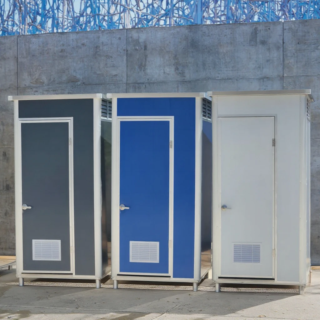 2026 20ft Container Portable Steel Frame Mobile Toilet Cabin for Outdoor Use Waterproof with Sink for Hotels Made of Sandwich Pa