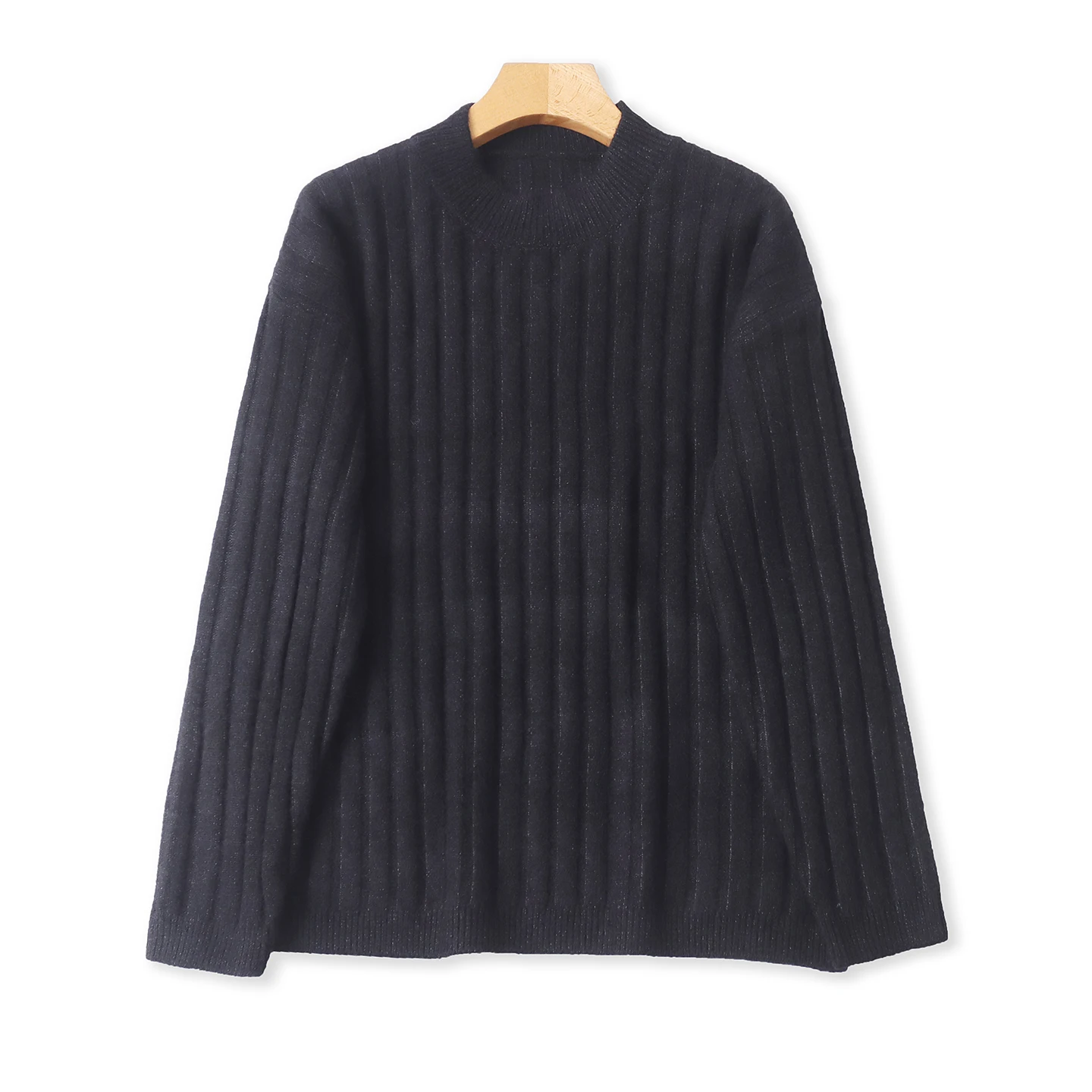 

Soft Long Sve round Ne Pullover Striped Sweater Autumn Winter New Sle Women's Simple Match Pure Color Striped Sweater