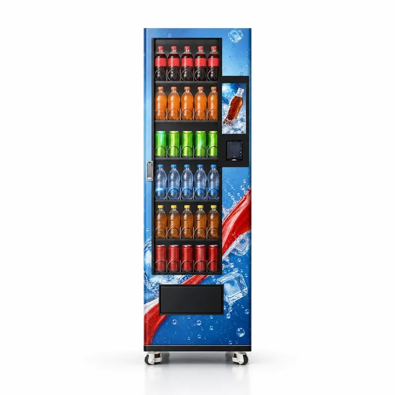 for Yunyin Snack Drink Vending Machine Compressor Cooling 180-432PCS Capacity Automatic Beverage Vending Kiosk for Office