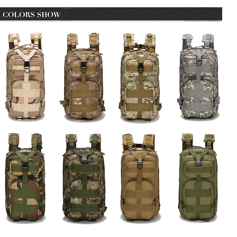 Military Tactical Backpack Men Outdoor Hiking Camping Shoulder Bag Army Hunting Fishing  Pack Chest Sling Molle Surviival Bag