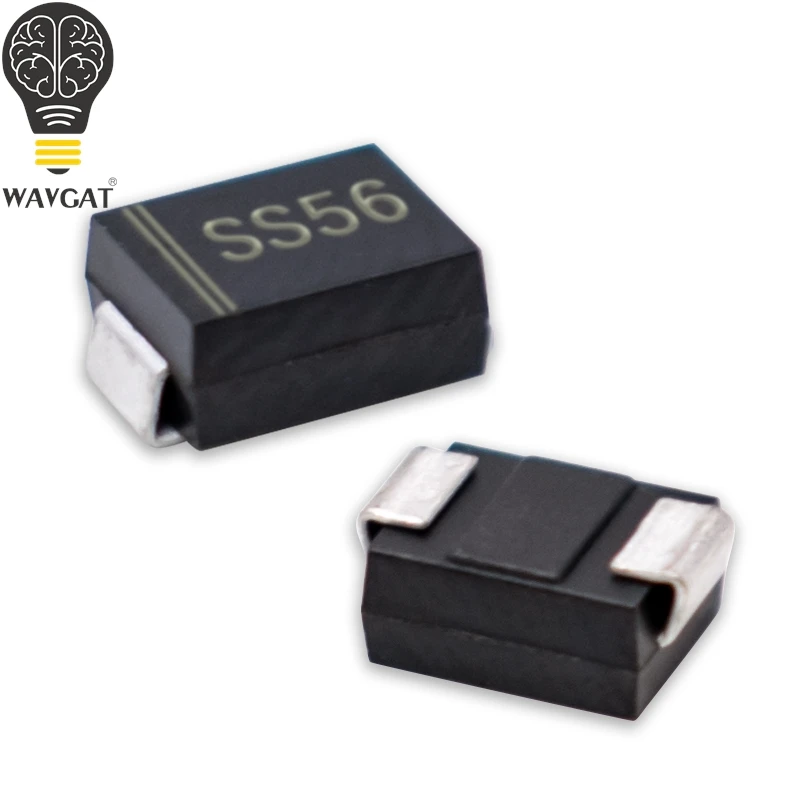20pcs SS56 SMC SMB SMA SK56 SMD SS560 5A 60V DO-214AB Schottky diode