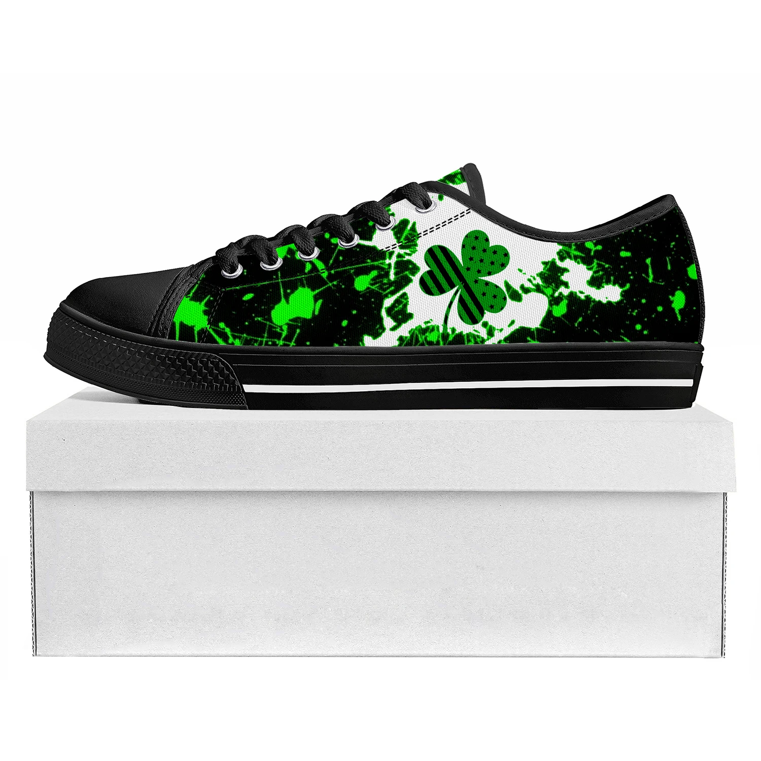 

Lucky Shamrock Low Top High Quality Sneakers St Patricks Day Mens Womens Teenager Tailor-made Shoe Canvas Sneaker Couple Shoes