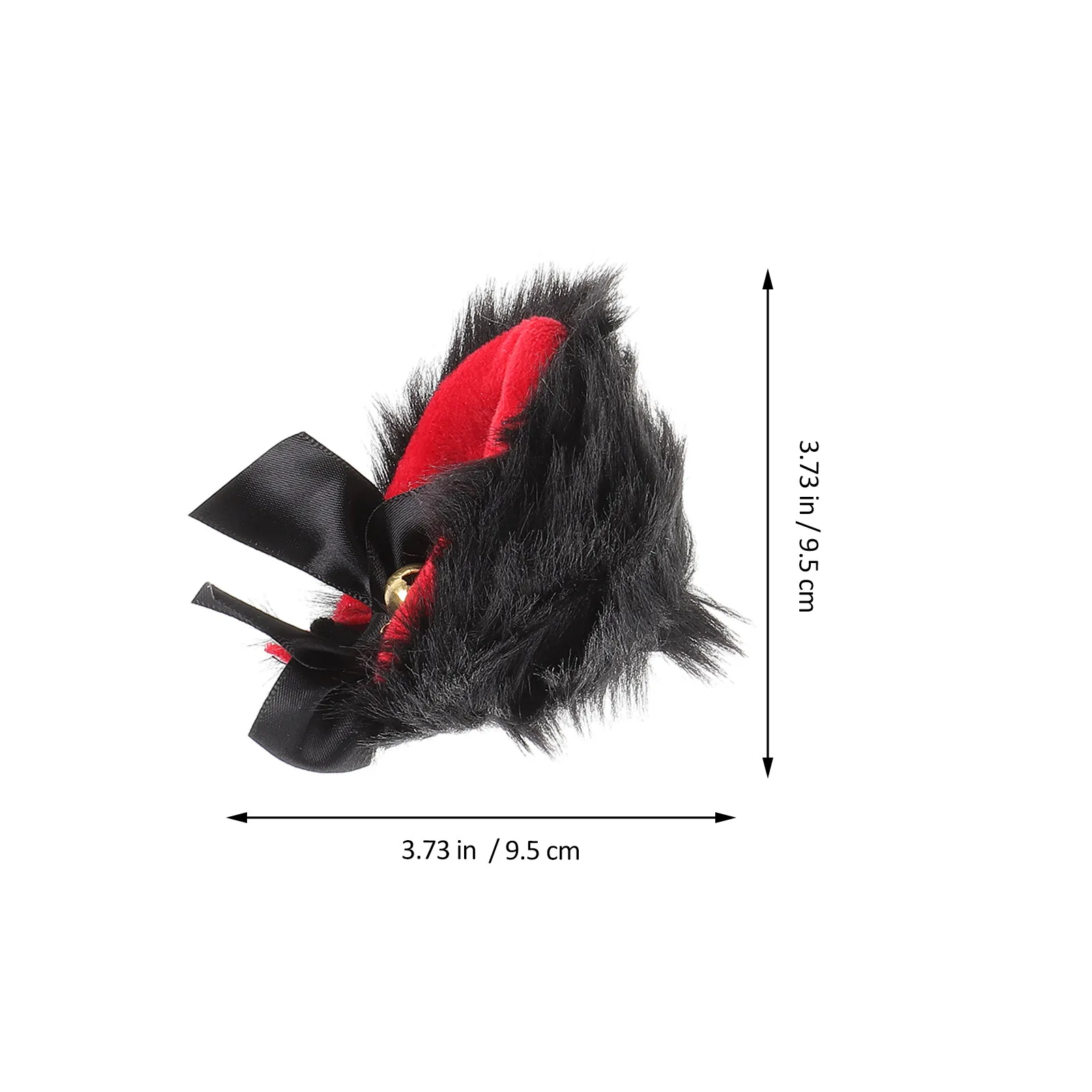 1Pair Cat Ear Hair Clips Premium Animal Hair Barrette for Cosplay Costume Dress Up Comfortable Secure Fit Long Service Life Gift