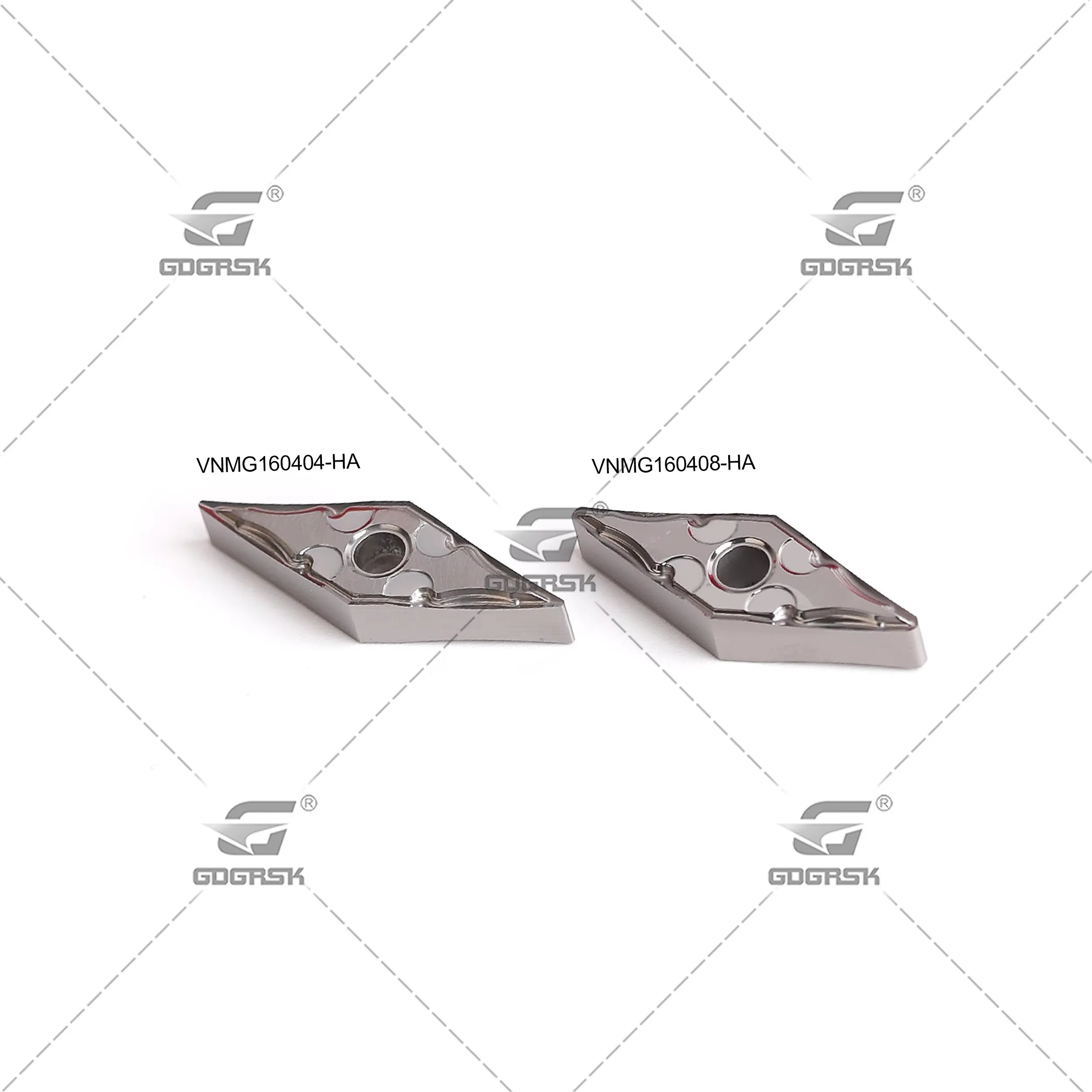 

VNMG160404-HA VNMG160408-HA K10 DESKAR Original Numerical Control Processing Aluminum Blades Rhombus Outer Circle Lathe Inserts