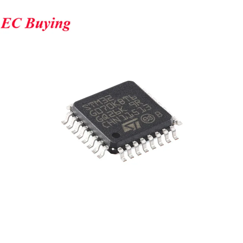 5Pcs/1pc STM32G070KBT6 STM32G070 STM32G STM32 G070KBT6 LQFP-32 ARM Cortex-M0+ 32-bit Microcontroller MCU Chip