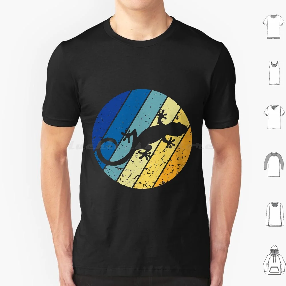 Leopard Gecko Retro Graphic Lizard Lover Reptile Gift Idea T Shirt Men Women Kids 6xl Gecko Reptile Lizard Cute Leopard Gecko