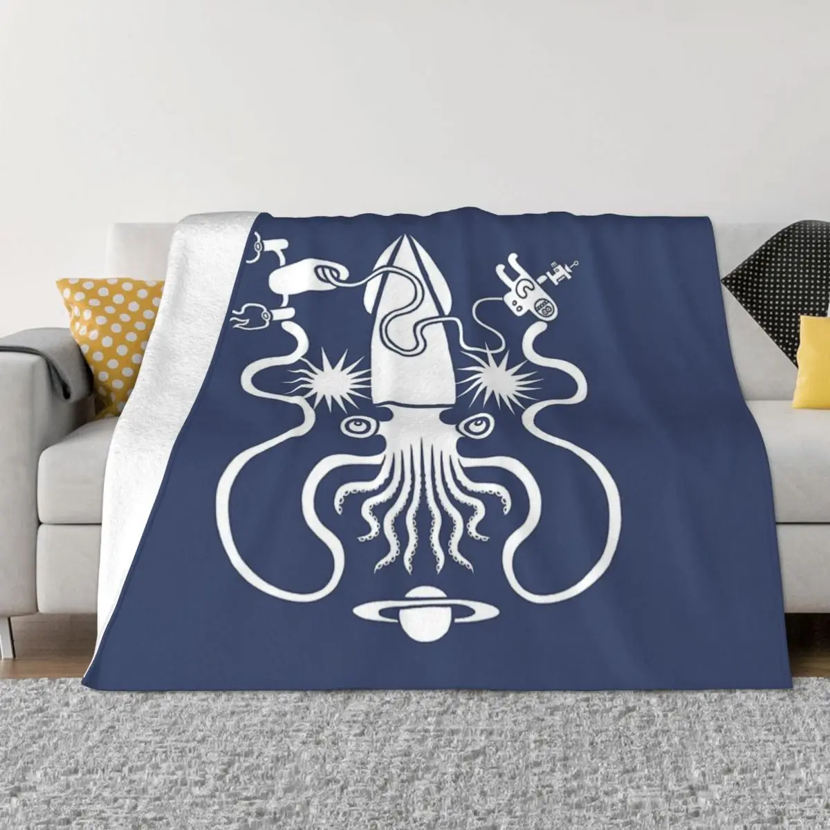 Gargantuan Space Squid Danger Four Seasons Universal Blanket Travel Can Be CoveredChristmas Present