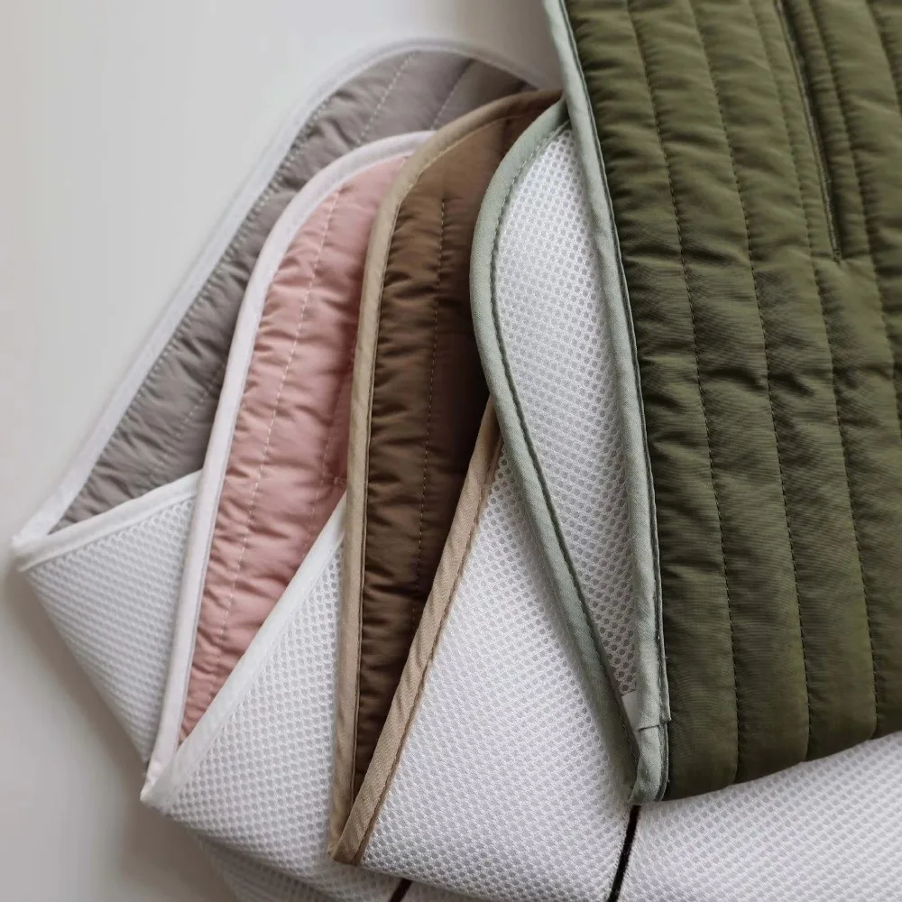 Soft Breathable Stroller Seat Pad Wear-Resistant Universal Car Seat Liner Pad Anti-Slip Infant Carrier Mat Summer