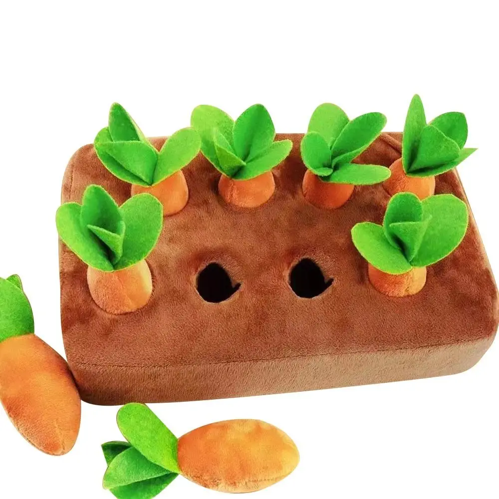 

Pull Up Carrots Child Educational Pet Dog Chew Toy Parent-child Interaction Toys Kids Gifts Funny Plush Carrot Toys