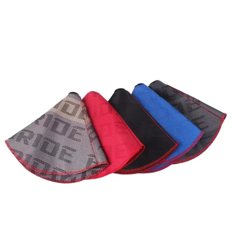 Universal JDM Style Canvas Shift Knob Manual Gear Lever Head Racing Car Shifter Collar Replacement Auto Interior Accessories