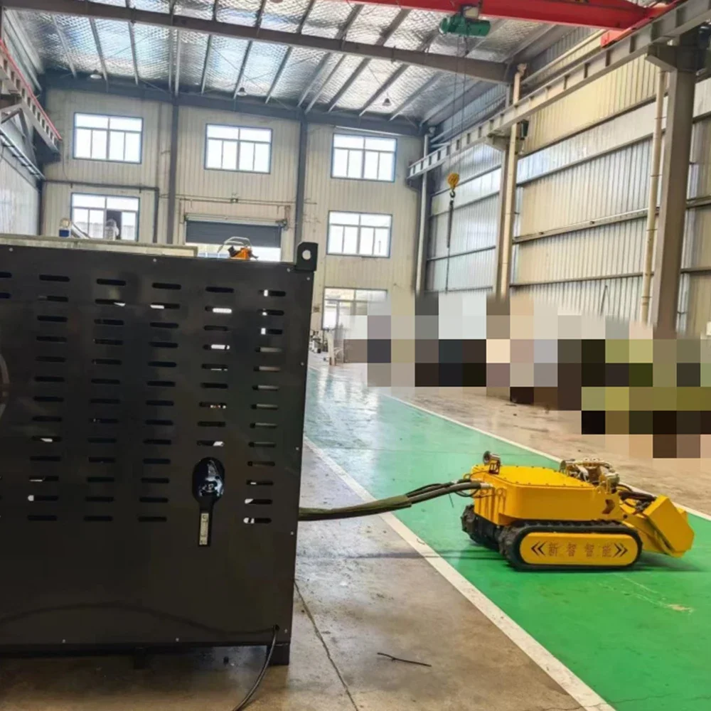 YG Customized Rubber Tracked Underwater More Compact Overall Structure Pipe Cleaning Automatic Dredging Robot Machine