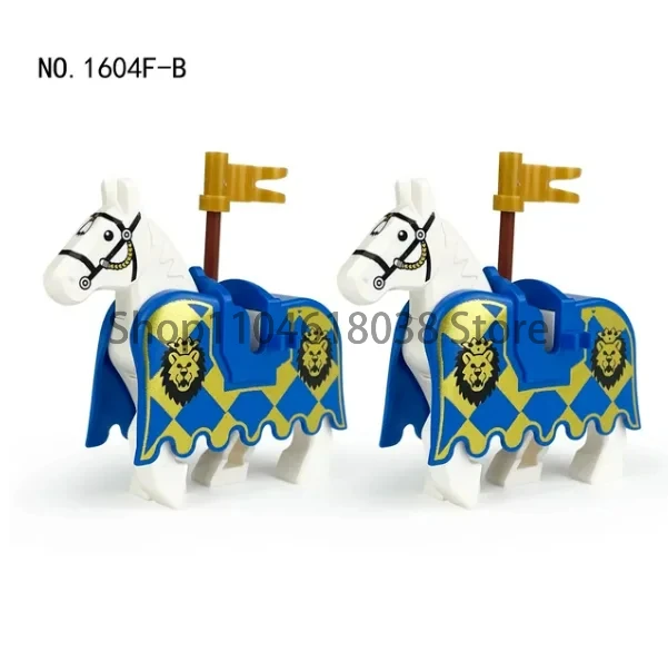 Green Dragon Raven Knights Shield Actionfiguren MOC Mittelalterliche antike Ritter Szene Baustein Kreatives Spielzeug für Kinder