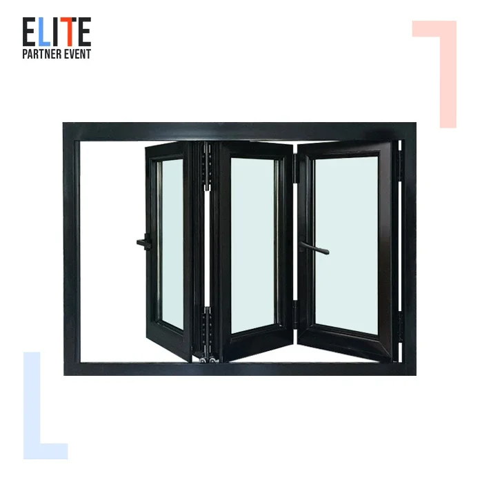 Customized Doorwin Window For Canada&Usa Market Customized Style And Size Powder Coated Balcony Folding Bifold Windows