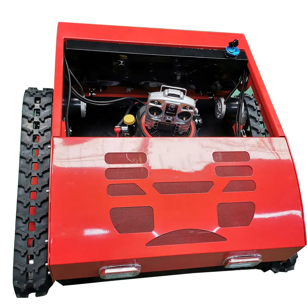 

China Coal CE Design Agricultural Remote Control Robot Mini Electric Lawn Mower Crawler Multi Lawn Mower For Garden