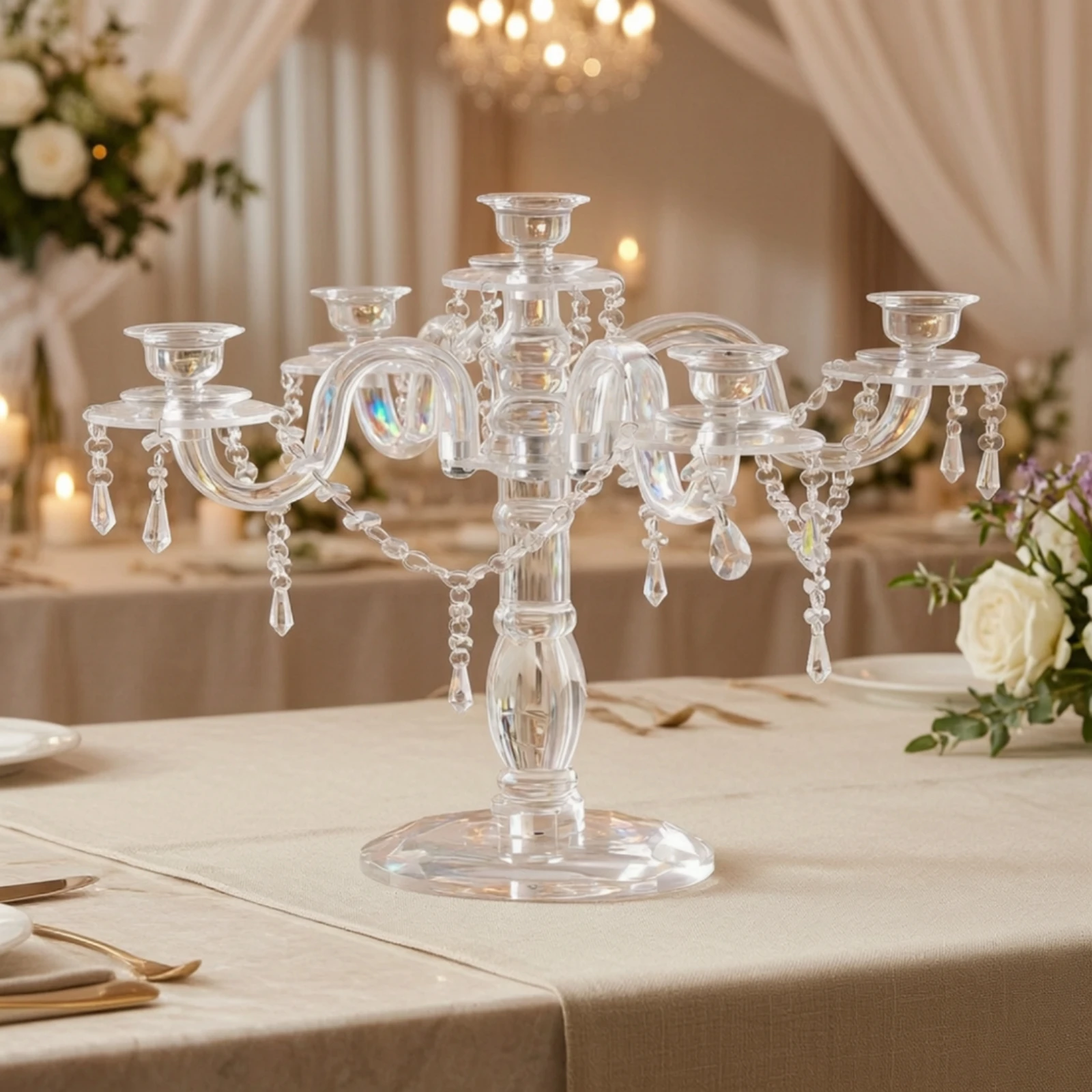 five-arm-acrylic-candle-holder-clear-crystal-style-candelabra-with-hanging-drops-wedding-centerpiece-candelabra-elegant