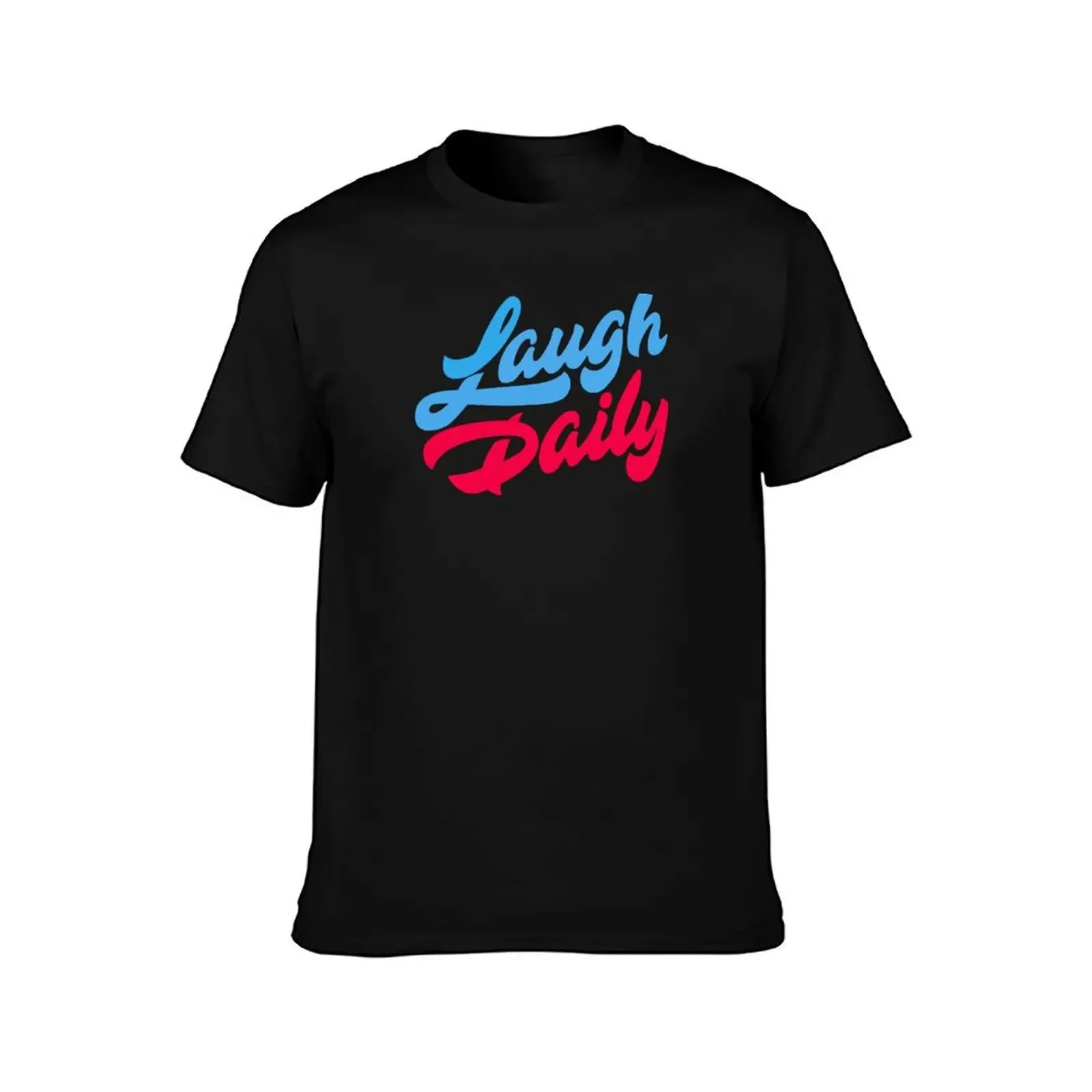 Morejstu Merch More Jstu Laugh Daily T-Shirt Big Size Crew Neck T-Shirt