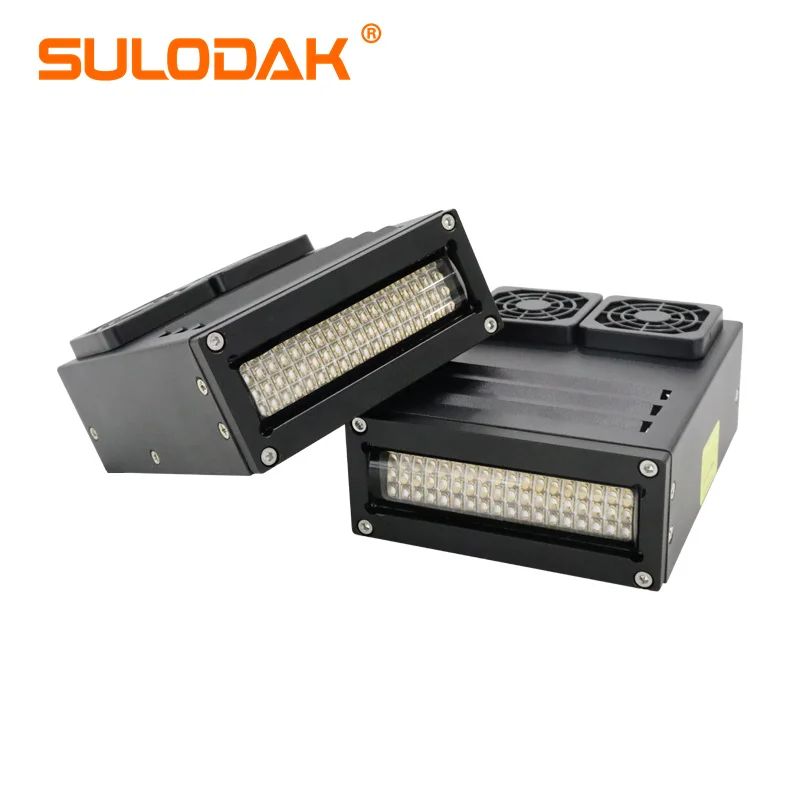 Air Cooling LED  Lamp 395NM 200W  LED Curing Light Ultriviolet Lamps For  I3200/XP600/TX800  Printer LED Curing Lamp