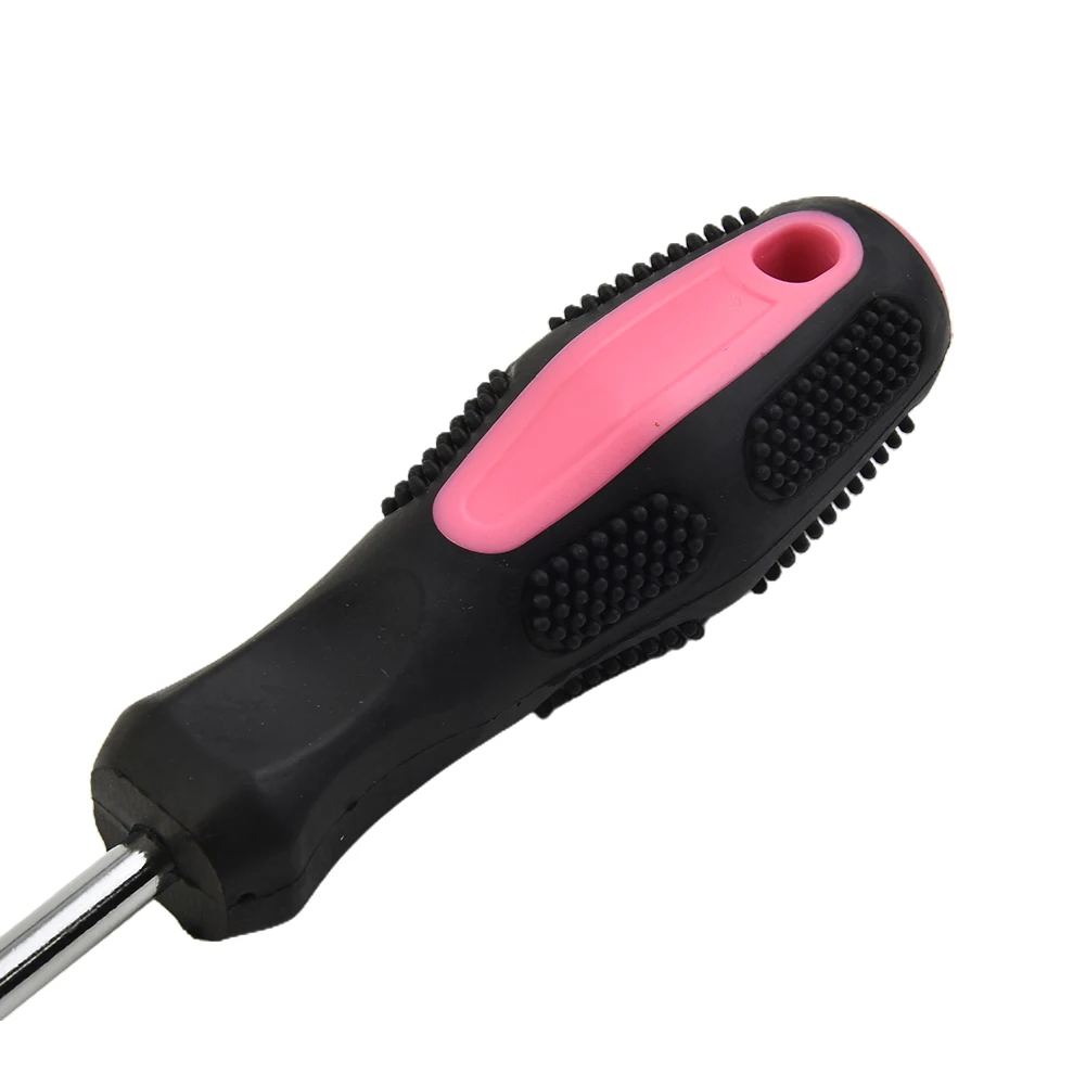 1pc Bit Handle Red Magnetic Bit Holder Screwdriver Spinner Handle 1/4 Inch (6.35mm)  Hex Drive For Slotted Hex Torx Phillips Bit