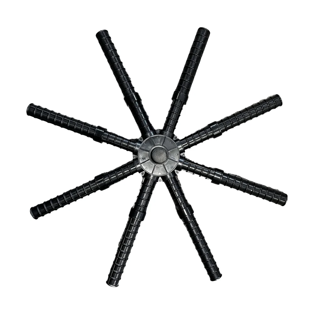 Pool Sand Filter Parts 2 Inch Multi-Arm Plate and Tube Set with Transition Adapter for Arachnid Style Assembly