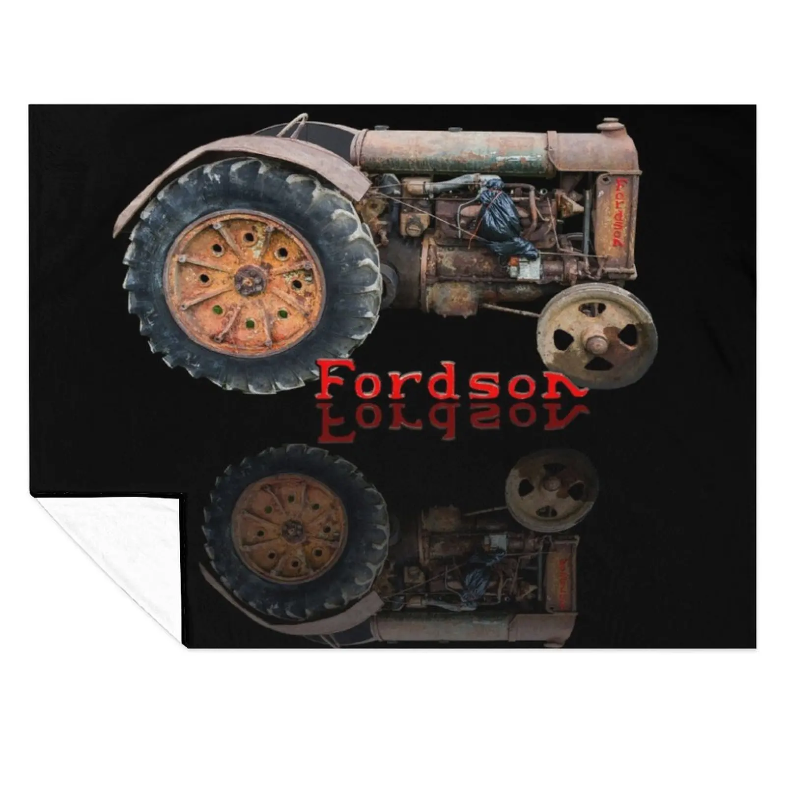 

Vintage tractor Fordson Throw Blanket decorative Thin Decorative Sofas Furry Blankets