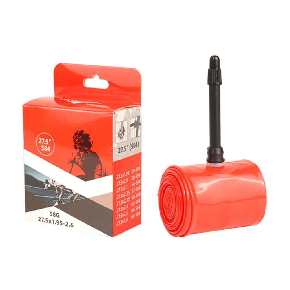 

Легкая велосипедная трубка 27,5 дюймов Велосипедная трубка 27,5 дюймов 1,35-1,95 45 мм Легкая велосипедная камера Компактная, при сложенном виде