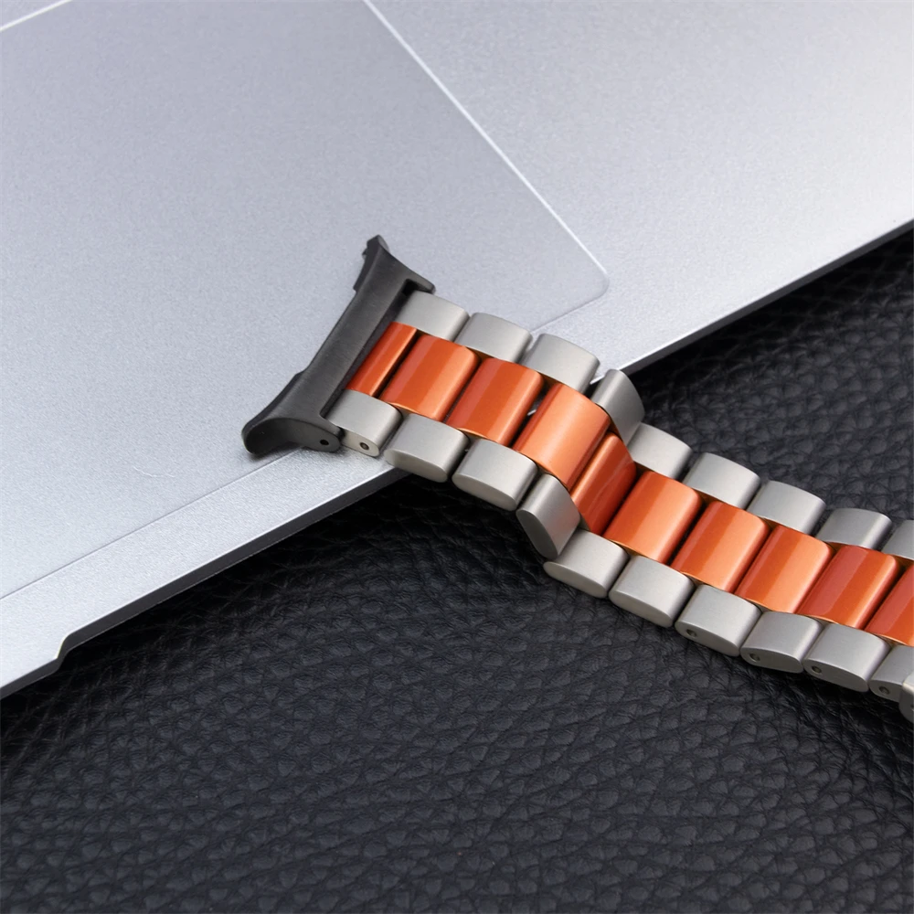 لساعة سامسونج جالاكسي ألترا 2025 حزام معدني من الفولاذ المقاوم للصدأ لساعة جالاكسي ألترا حزام الساعات سوار الأعمال