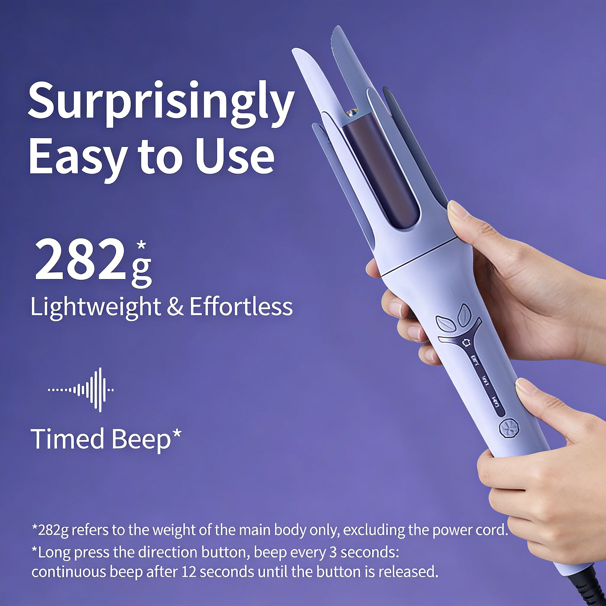 

Heating Fashion Styling Tools Automatic Curling Iron 32 mm Big Roll Anion Ceramic Hair Curler 4-Speed Adjustable Fast