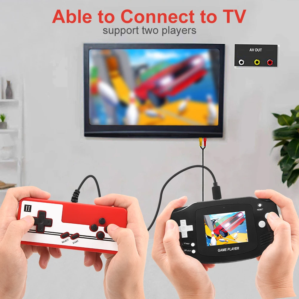 New Video Game Console Handheld Game Player 400 Games Emulator AV Output Retro Station Handheld Portable Console Gift